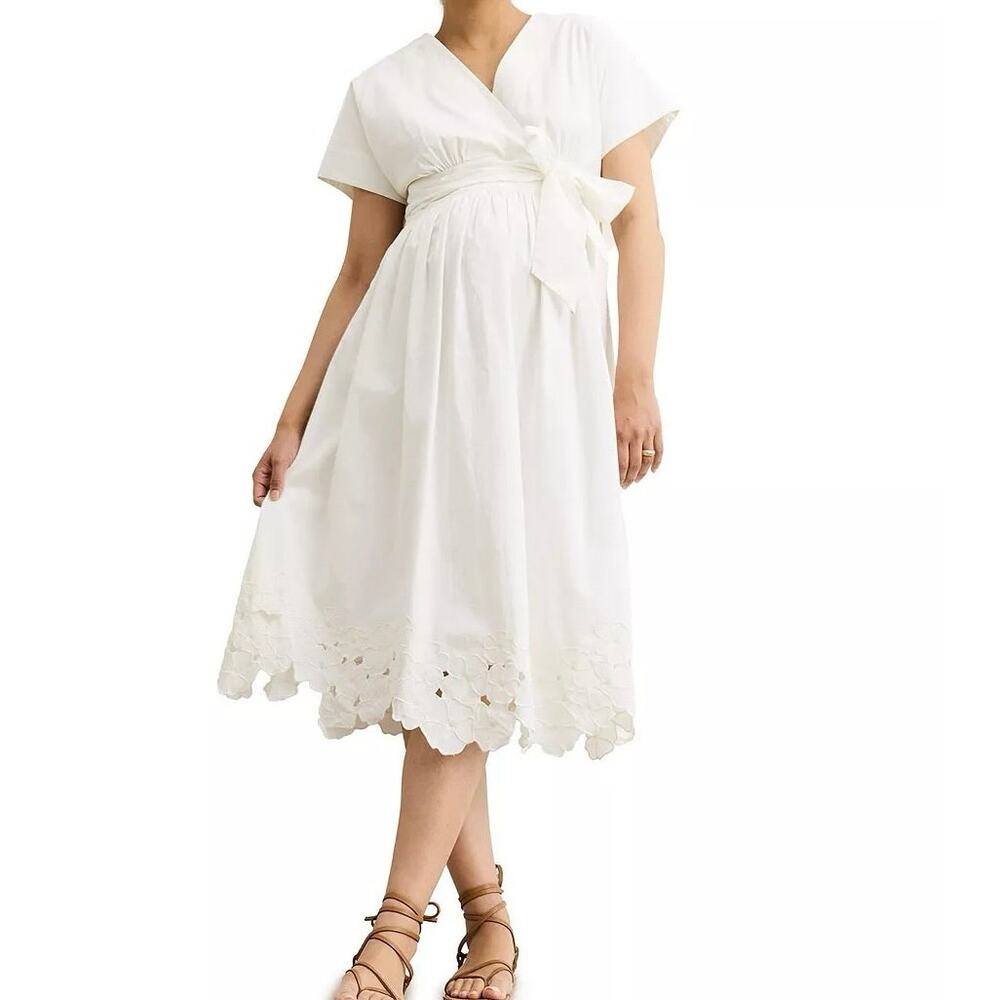 HATCH Collection Floral Embroidered Carolina
Dress Size Large New with Tag SOO
